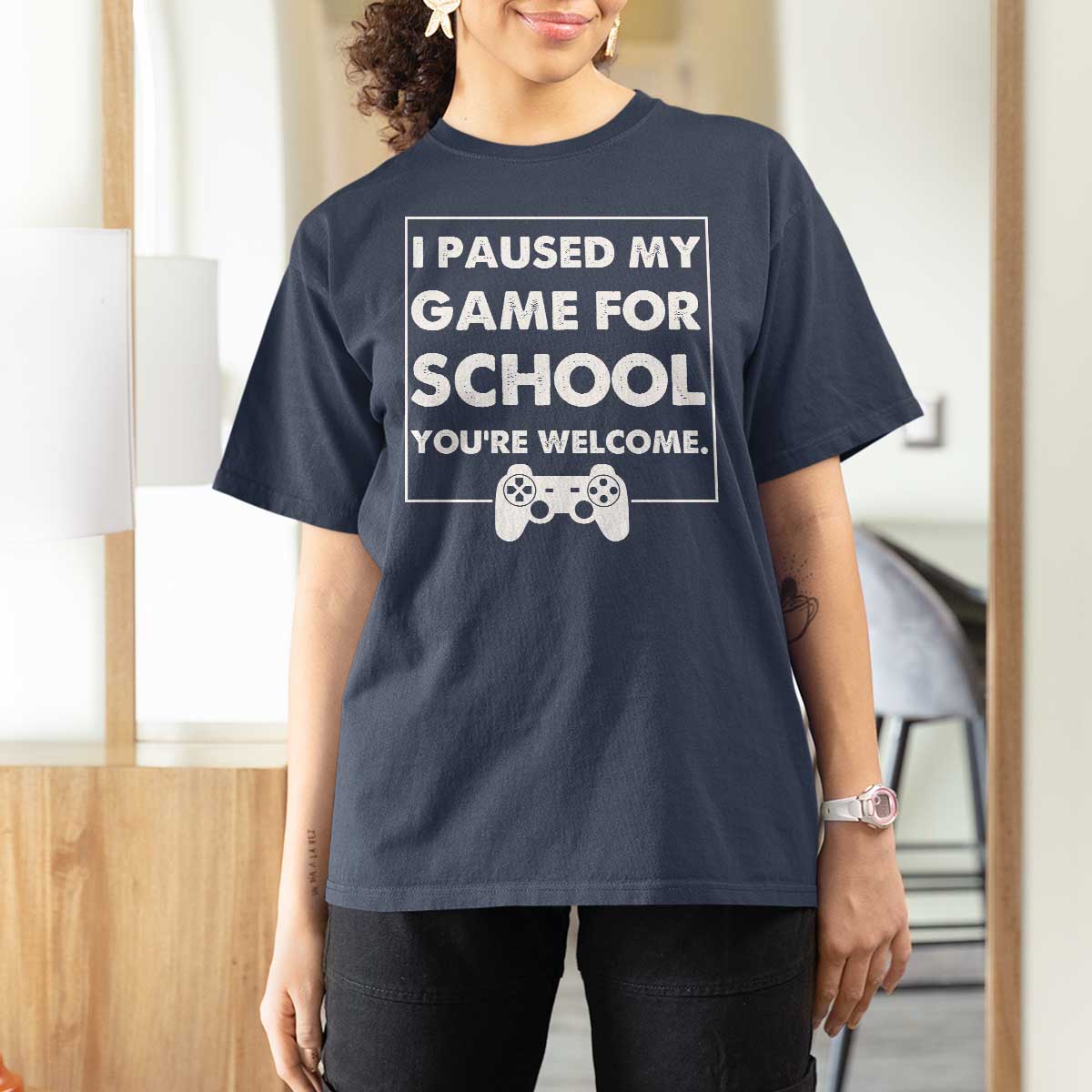 Funny Gamer Back to School T Shirt For Women Funny Boys Video Gaming - Wonder Print Shop