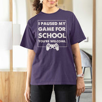Funny Gamer Back to School T Shirt For Women Funny Boys Video Gaming - Wonder Print Shop