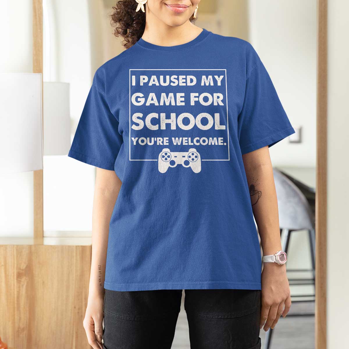 Funny Gamer Back to School T Shirt For Women Funny Boys Video Gaming - Wonder Print Shop