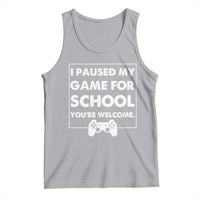 Funny Gamer Back to School Tank Top Funny Boys Video Gaming - Wonder Print Shop