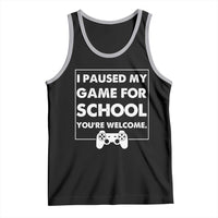 Funny Gamer Back to School Tank Top Funny Boys Video Gaming - Wonder Print Shop