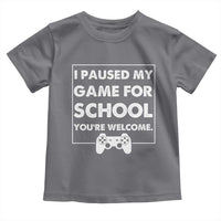 Funny Gamer Back to School Toddler T Shirt Funny Boys Video Gaming - Wonder Print Shop