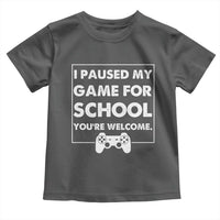 Funny Gamer Back to School Toddler T Shirt Funny Boys Video Gaming - Wonder Print Shop