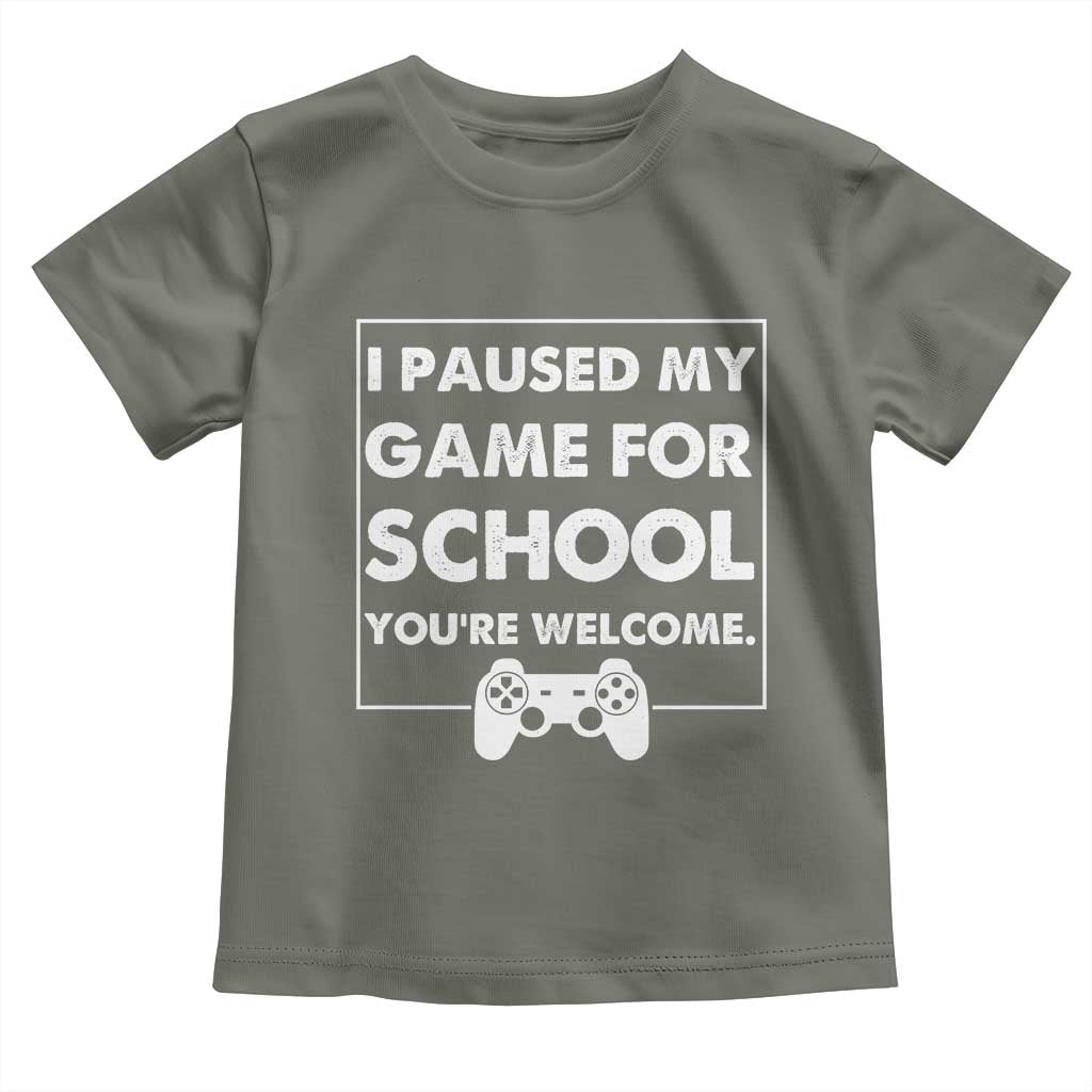 Funny Gamer Back to School Toddler T Shirt Funny Boys Video Gaming - Wonder Print Shop