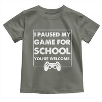 Funny Gamer Back to School Toddler T Shirt Funny Boys Video Gaming - Wonder Print Shop