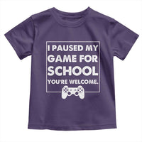 Funny Gamer Back to School Toddler T Shirt Funny Boys Video Gaming - Wonder Print Shop