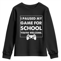 Funny Gamer Back to School Youth Sweatshirt Funny Boys Video Gaming - Wonder Print Shop