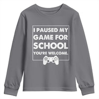 Funny Gamer Back to School Youth Sweatshirt Funny Boys Video Gaming - Wonder Print Shop