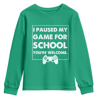 Funny Gamer Back to School Youth Sweatshirt Funny Boys Video Gaming - Wonder Print Shop
