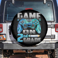 Back to School 2nd Grade Gamer Spare Tire Cover Boys Kids Back To School First Day - Wonder Print Shop