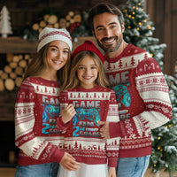 Back to School 2nd Grade Gamer Ugly Christmas Sweater Boys Kids Back To School First Day - Wonder Print Shop