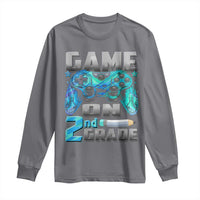 Back to School 2nd Grade Gamer Long Sleeve Shirt Boys Kids Back To School First Day - Wonder Print Shop