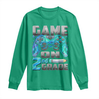 Back to School 2nd Grade Gamer Long Sleeve Shirt Boys Kids Back To School First Day - Wonder Print Shop