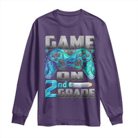 Back to School 2nd Grade Gamer Long Sleeve Shirt Boys Kids Back To School First Day - Wonder Print Shop