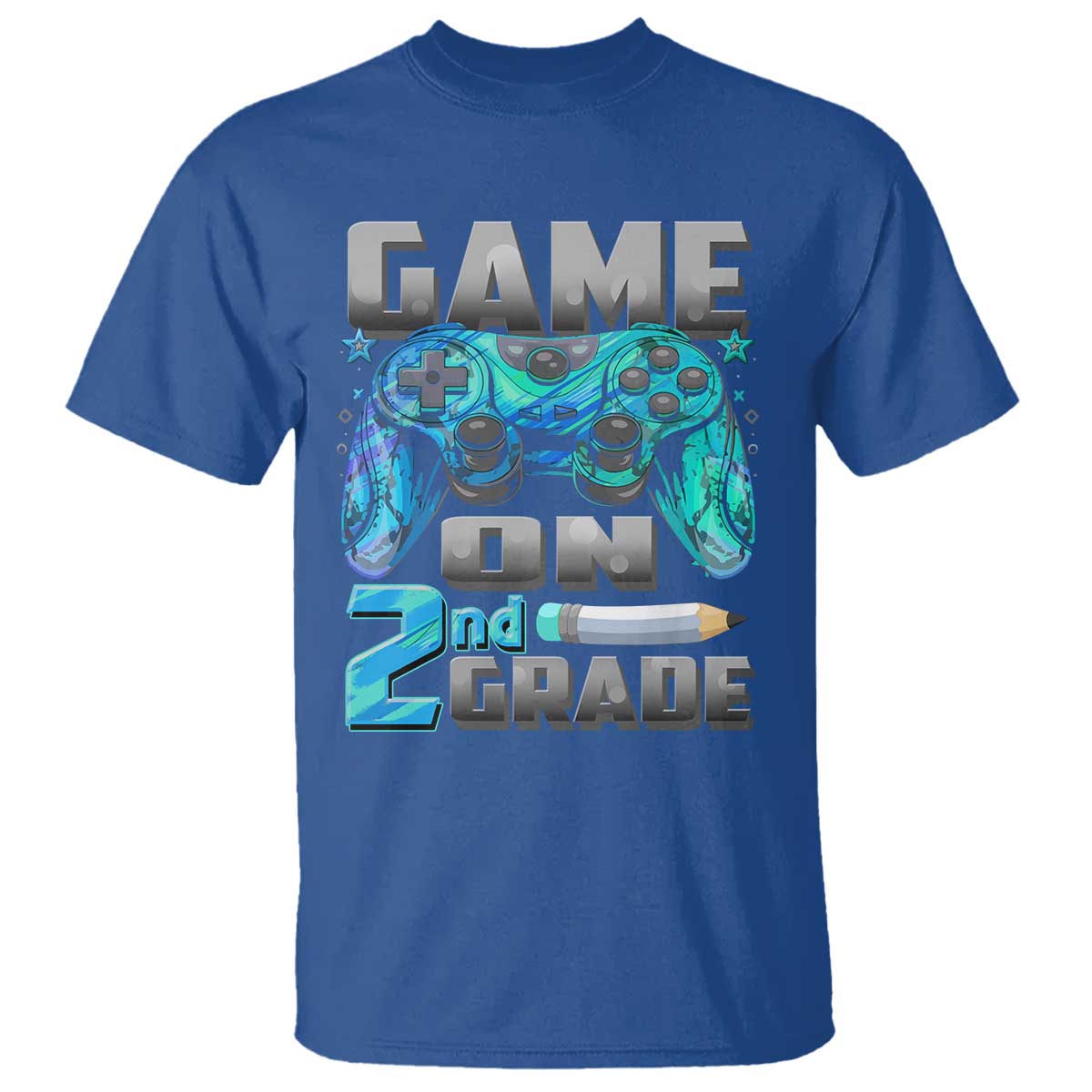 Back to School 2nd Grade Gamer T Shirt Boys Kids Back To School First Day - Wonder Print Shop