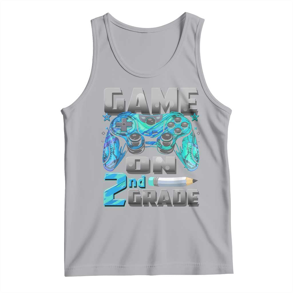 Back to School 2nd Grade Gamer Tank Top Boys Kids Back To School First Day - Wonder Print Shop
