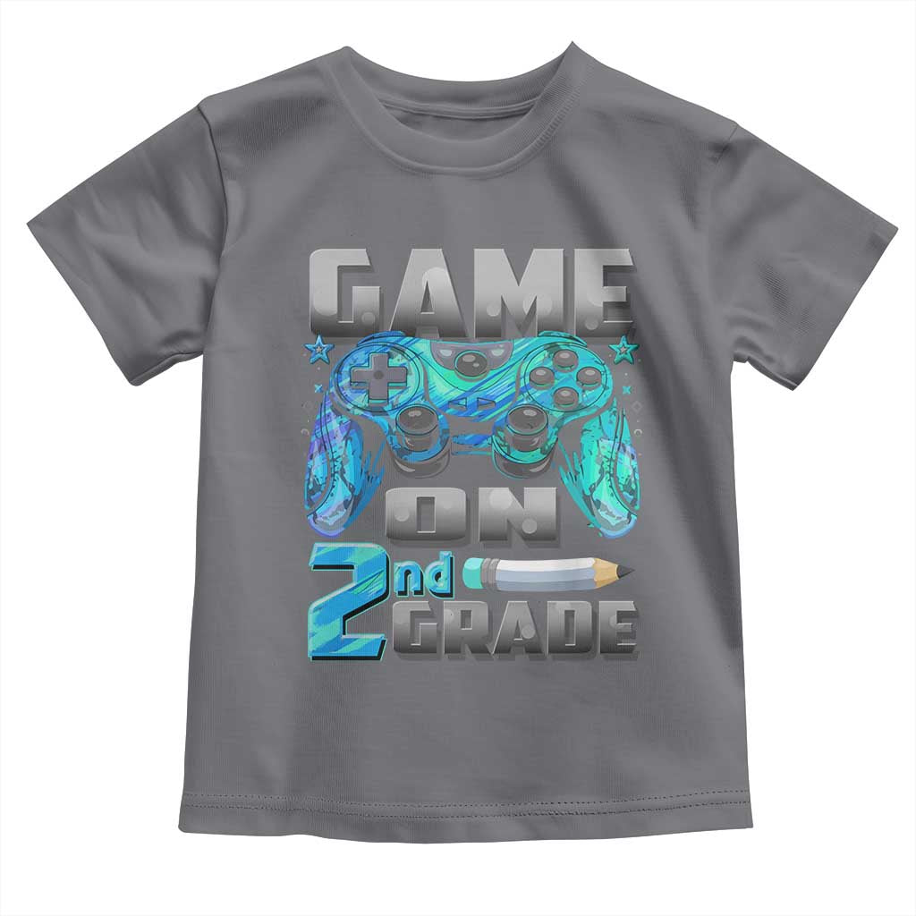 Back to School 2nd Grade Gamer Toddler T Shirt Boys Kids Back To School First Day - Wonder Print Shop
