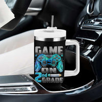 Back to School 2nd Grade Gamer Tumbler With Handle Boys Kids Back To School First Day - Wonder Print Shop