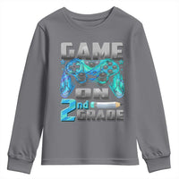 Back to School 2nd Grade Gamer Youth Sweatshirt Boys Kids Back To School First Day - Wonder Print Shop