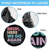 Here We Go Again Spare Tire Cover Funny Back To School Teacher Gen A Slang - Wonder Print Shop