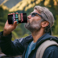 Here We Go Again 4 in 1 Can Cooler Tumbler Funny Back To School Teacher Gen A Slang - Wonder Print Shop