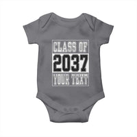 Personalized Class of 2037 Baby Onesie Custom Name Grow With Me To Graduation - Wonder Print Shop