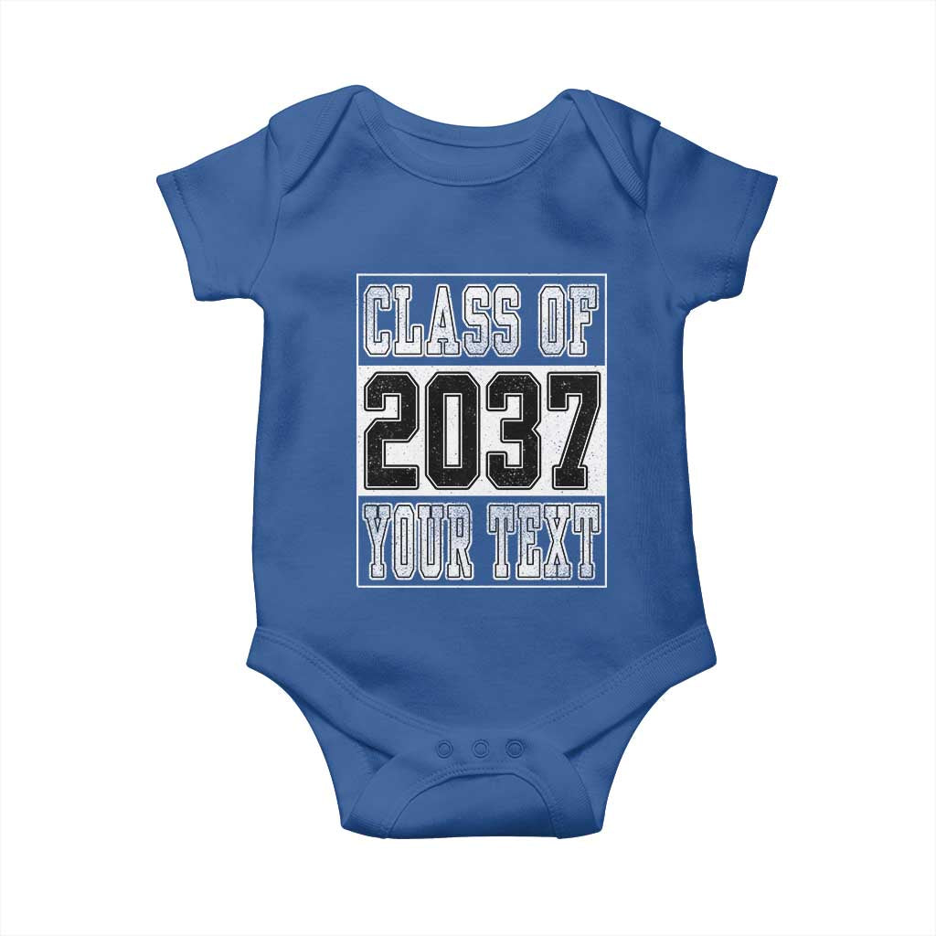 Personalized Class of 2037 Baby Onesie Custom Name Grow With Me To Graduation - Wonder Print Shop