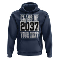 Personalized Class of 2037 Hoodie Custom Name Grow With Me To Graduation - Wonder Print Shop