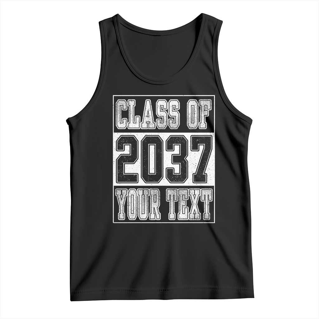 Personalized Class of 2037 Tank Top Custom Name Grow With Me To Graduation - Wonder Print Shop