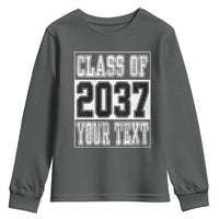 Personalized Class of 2037 Youth Sweatshirt Custom Name Grow With Me To Graduation - Wonder Print Shop