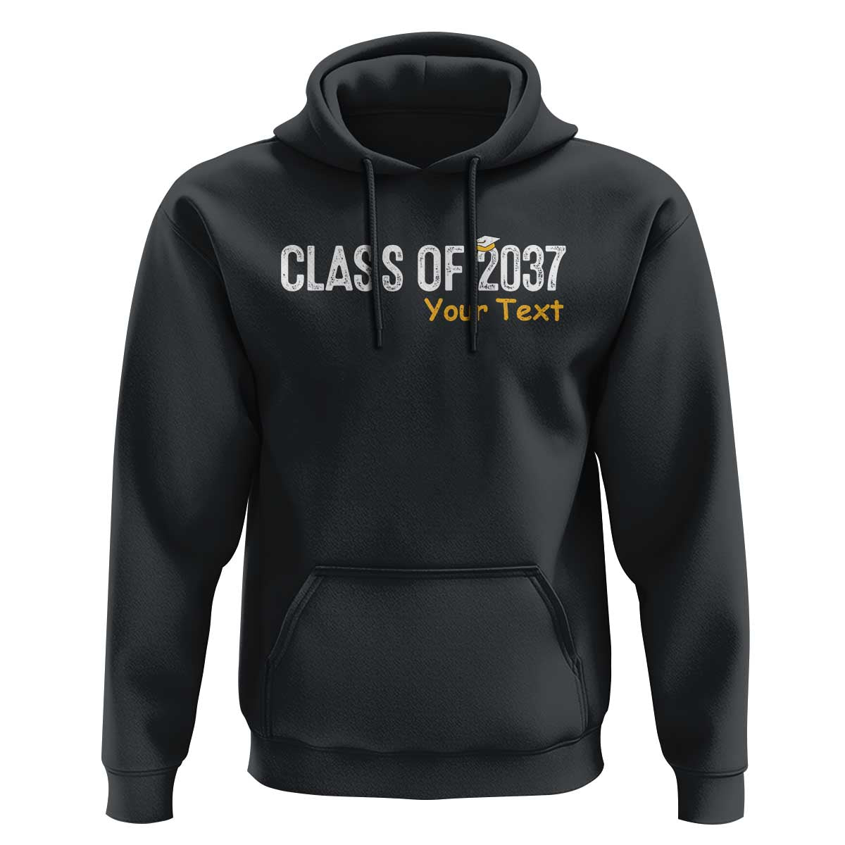 Personalized Class of 2037 Hoodie Custom Name Grow With Me Graduation - Wonder Print Shop