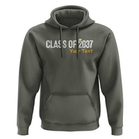 Personalized Class of 2037 Hoodie Custom Name Grow With Me Graduation - Wonder Print Shop