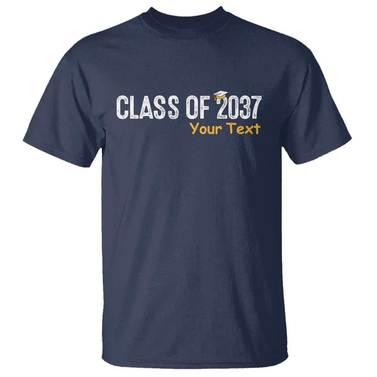Personalized Class of 2037 T Shirt Custom Name Grow With Me Graduation - Wonder Print Shop