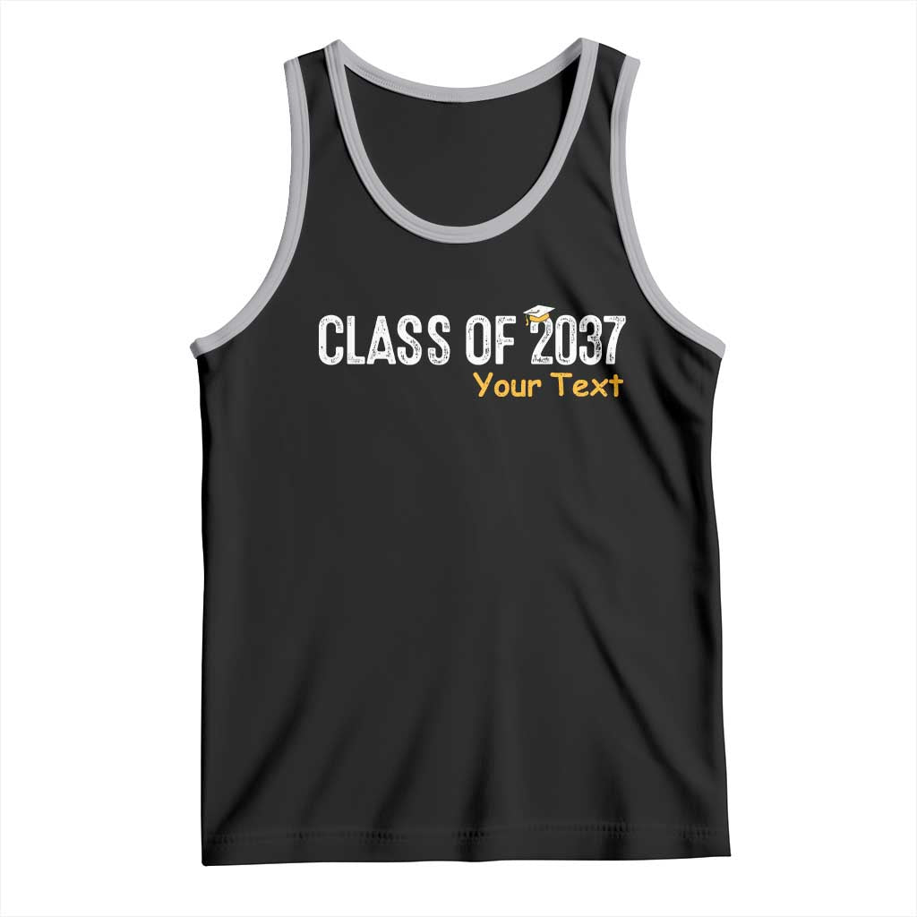Personalized Class of 2037 Tank Top Custom Name Grow With Me Graduation - Wonder Print Shop