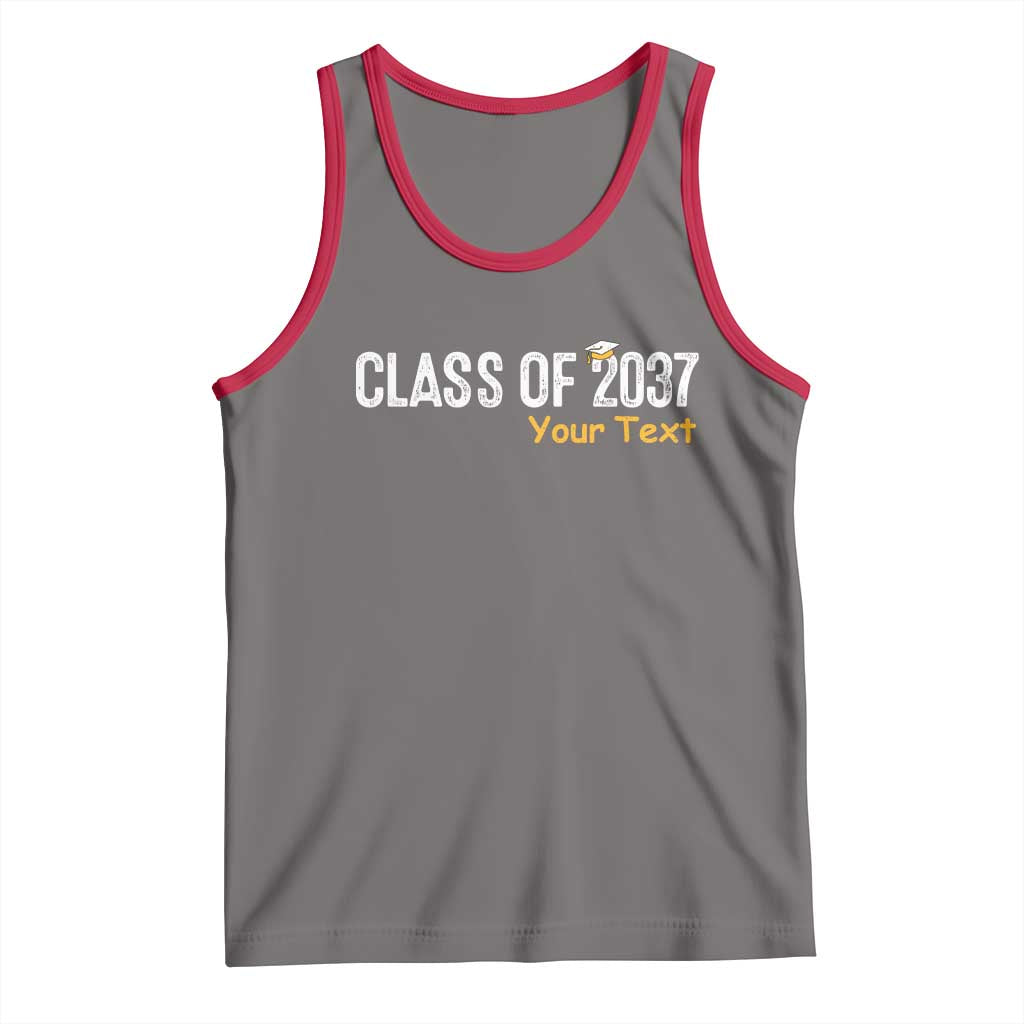 Personalized Class of 2037 Tank Top Custom Name Grow With Me Graduation - Wonder Print Shop