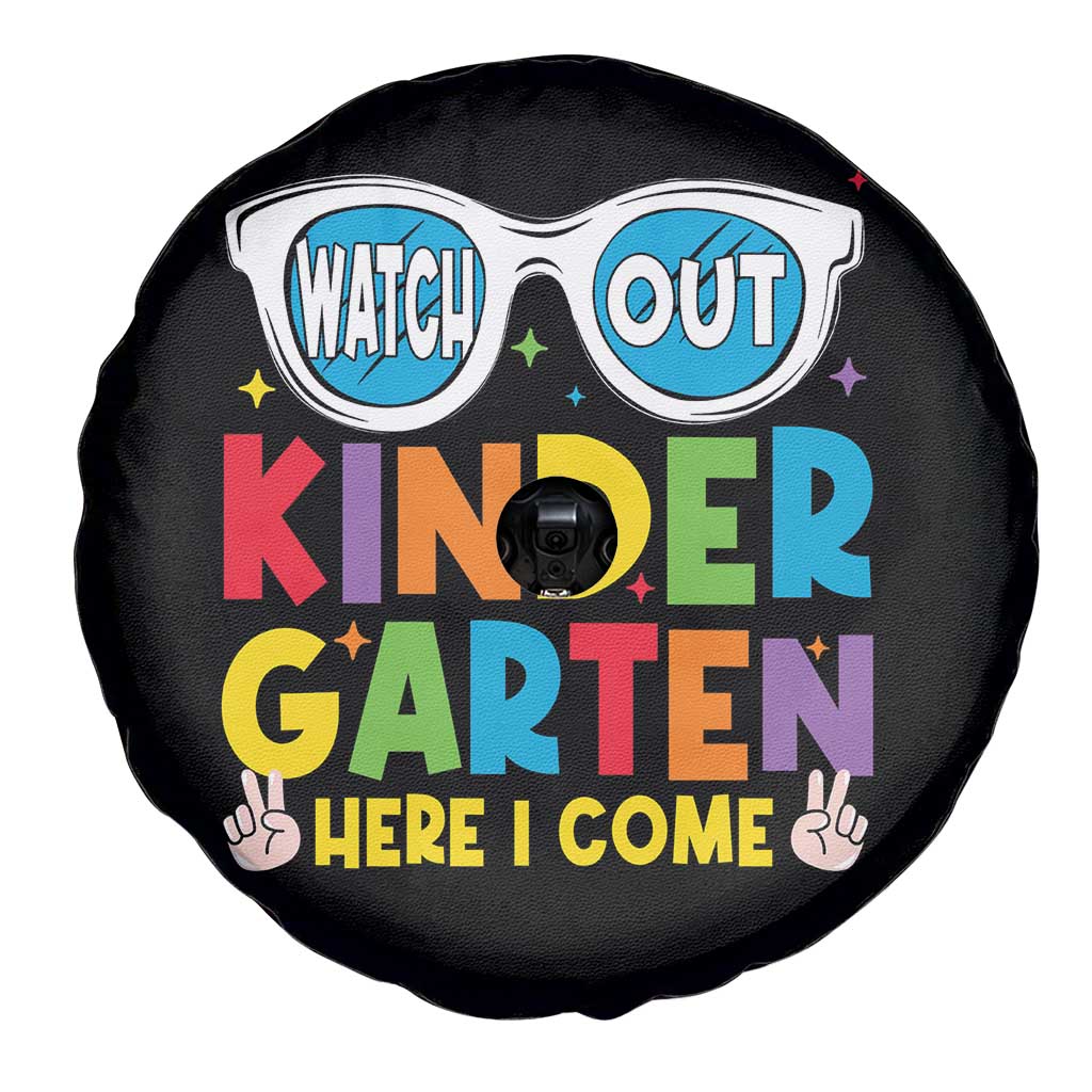 Back to School Kinder Spare Tire Cover Funny Kindergarten Teacher Team - Wonder Print Shop