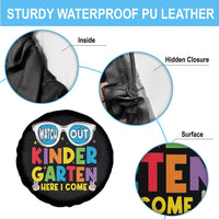 Back to School Kinder Spare Tire Cover Funny Kindergarten Teacher Team - Wonder Print Shop