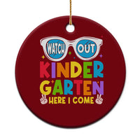 Back to School Kinder Ceramic Ornament Funny Kindergarten Teacher Team - Wonder Print Shop