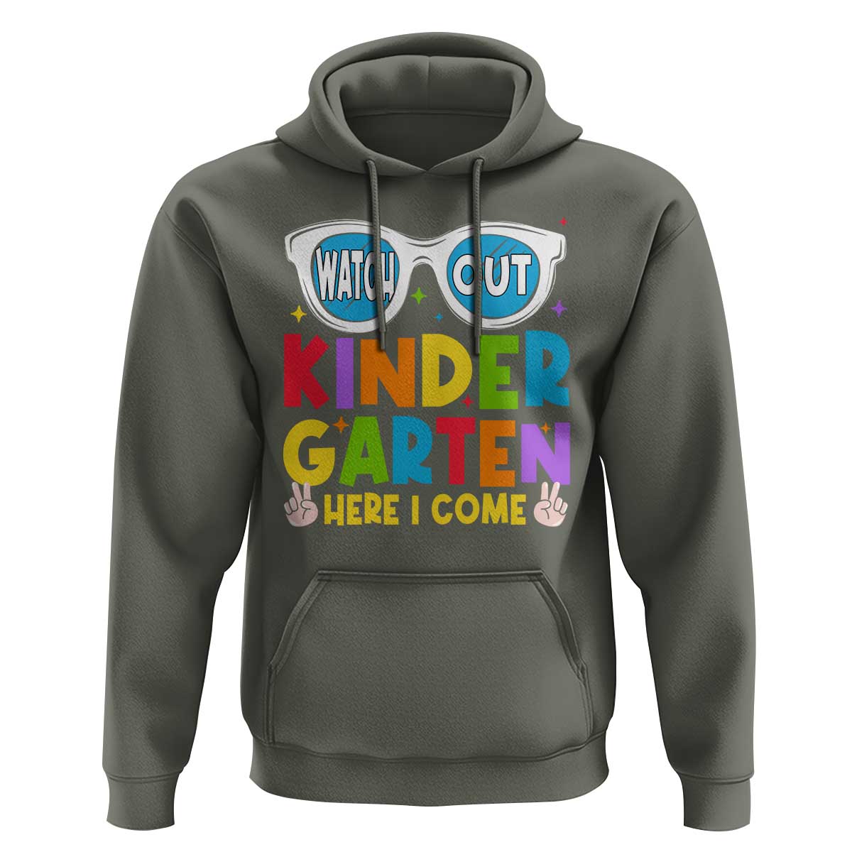 Back to School Kinder Hoodie Funny Kindergarten Teacher Team - Wonder Print Shop