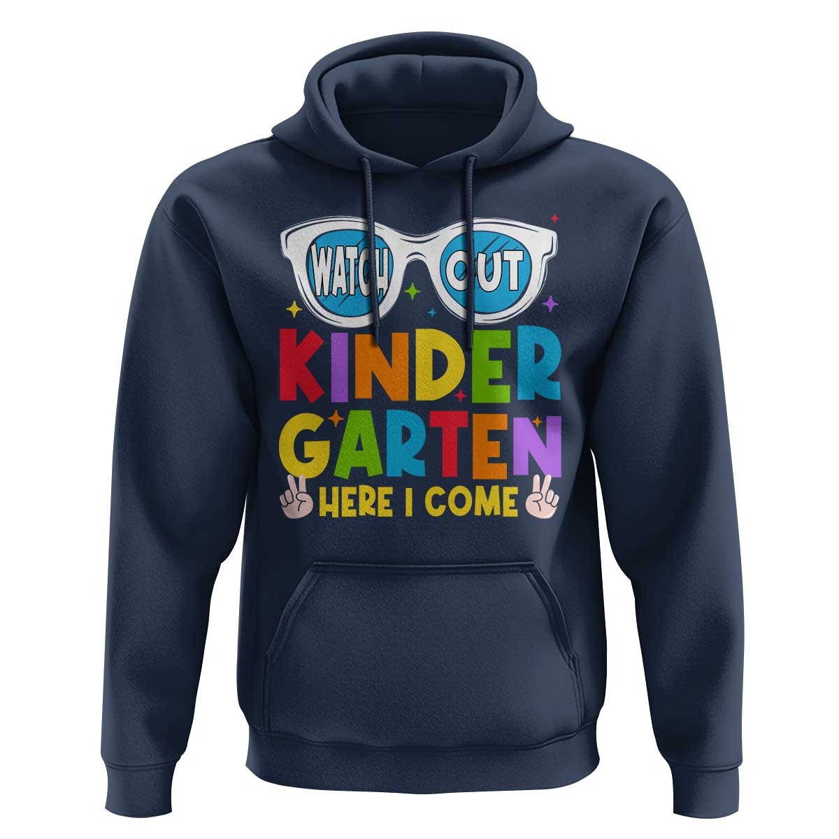 Back to School Kinder Hoodie Funny Kindergarten Teacher Team - Wonder Print Shop