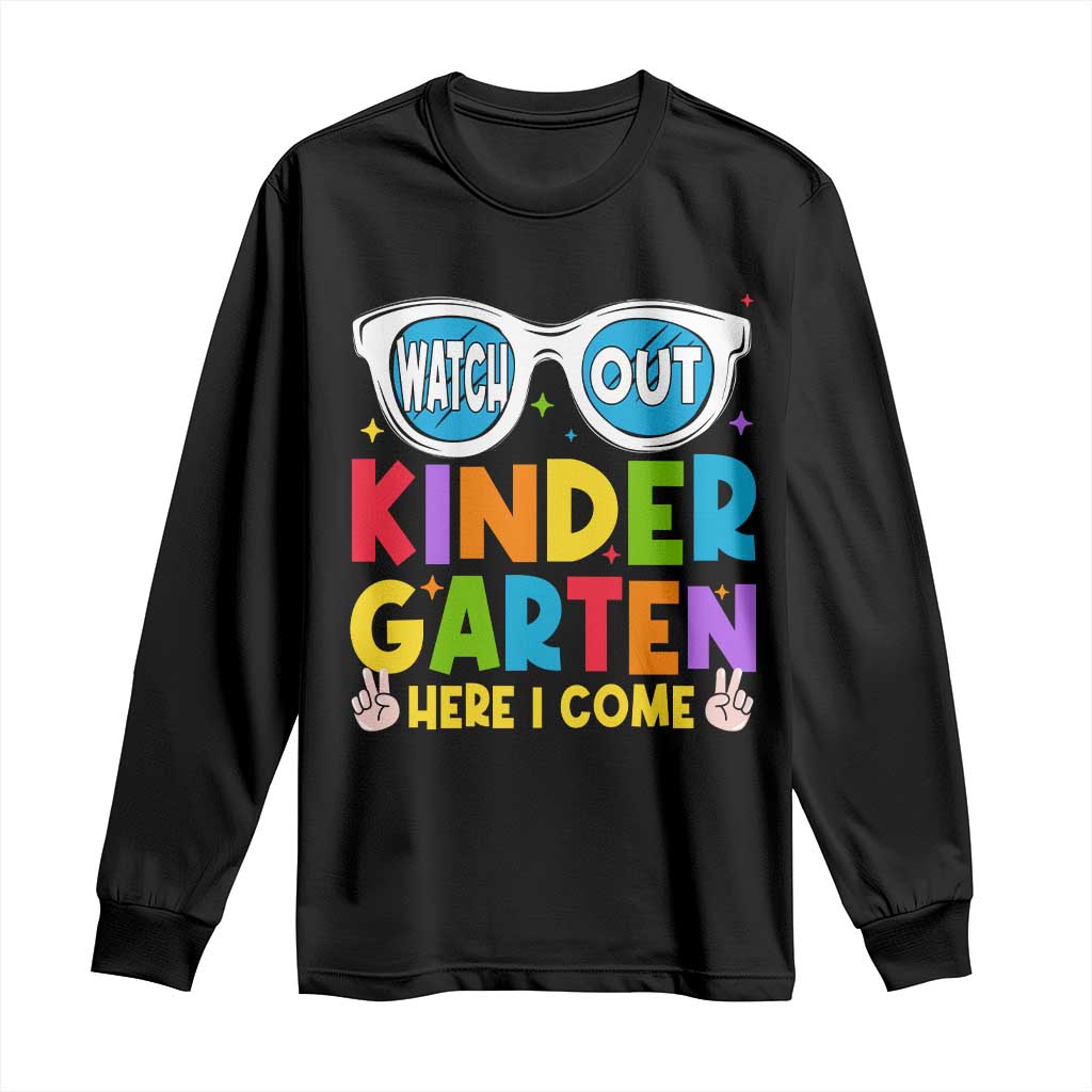 Back to School Kinder Long Sleeve Shirt Funny Kindergarten Teacher Team - Wonder Print Shop