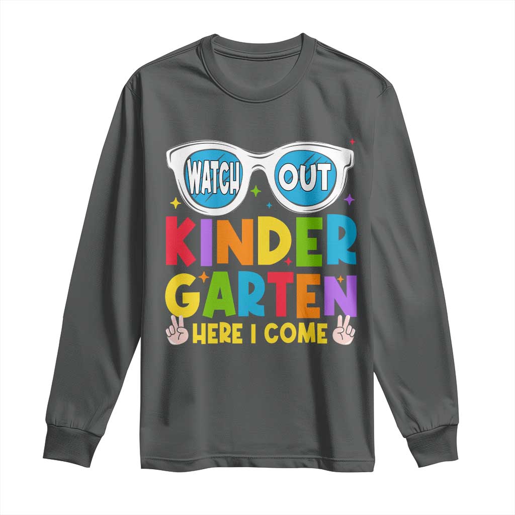 Back to School Kinder Long Sleeve Shirt Funny Kindergarten Teacher Team - Wonder Print Shop