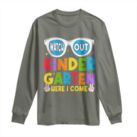 Back to School Kinder Long Sleeve Shirt Funny Kindergarten Teacher Team - Wonder Print Shop