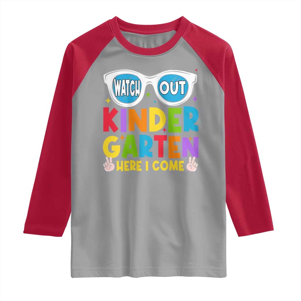 Back to School Kinder Raglan Shirt Funny Kindergarten Teacher Team - Wonder Print Shop