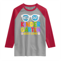 Back to School Kinder Raglan Shirt Funny Kindergarten Teacher Team - Wonder Print Shop