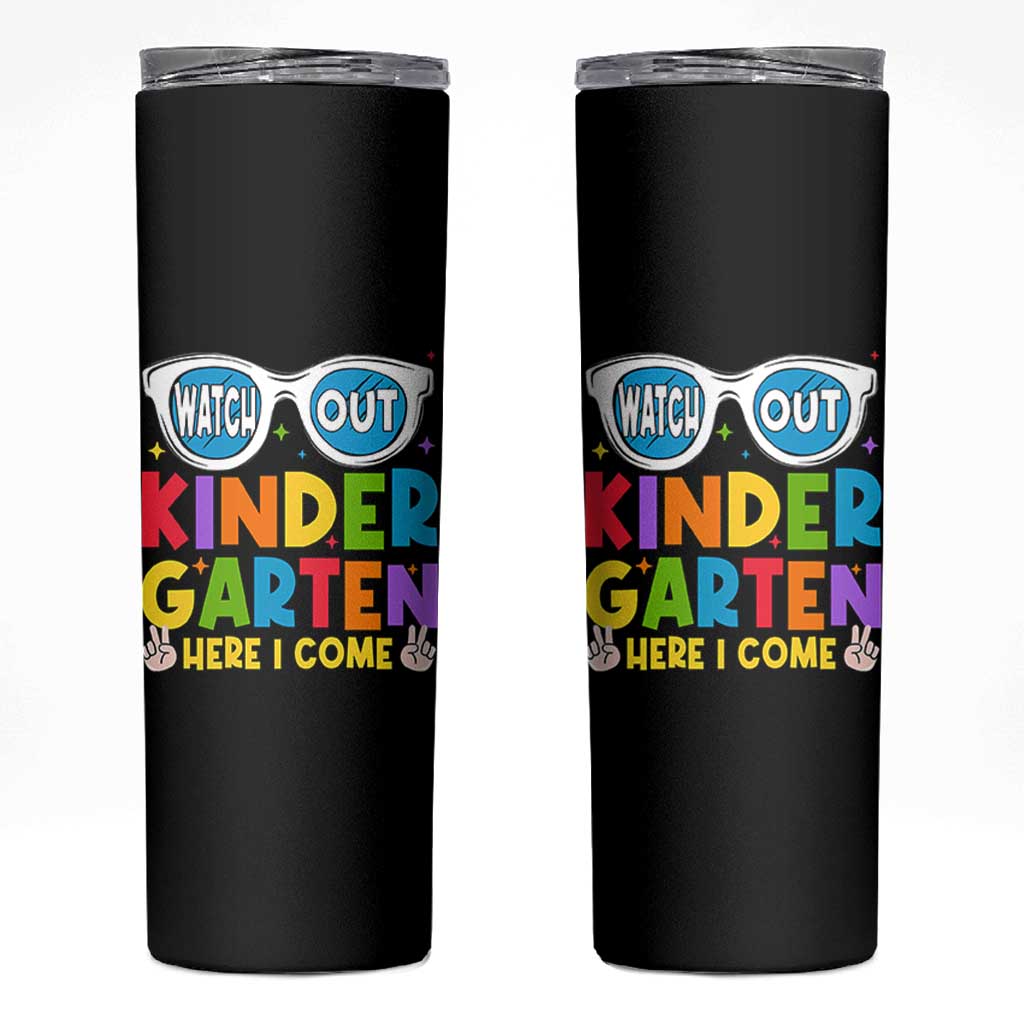 Back to School Kinder Skinny Tumbler Funny Kindergarten Teacher Team - Wonder Print Shop