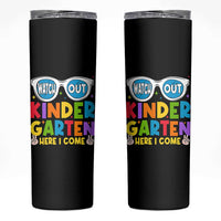 Back to School Kinder Skinny Tumbler Funny Kindergarten Teacher Team - Wonder Print Shop