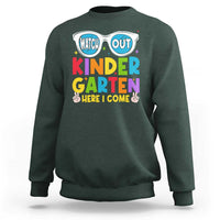 Back to School Kinder Sweatshirt Funny Kindergarten Teacher Team - Wonder Print Shop