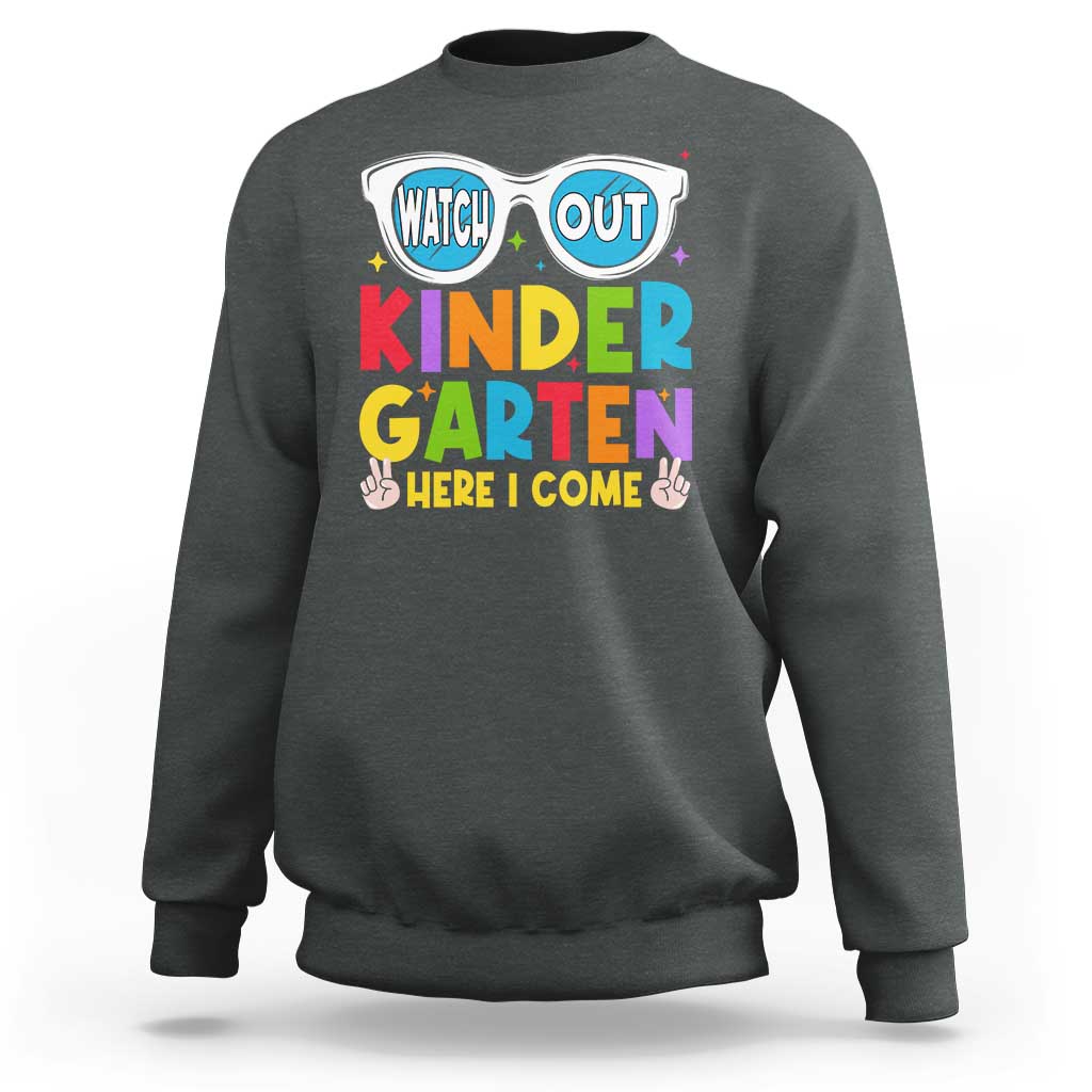 Back to School Kinder Sweatshirt Funny Kindergarten Teacher Team - Wonder Print Shop