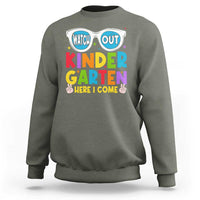 Back to School Kinder Sweatshirt Funny Kindergarten Teacher Team - Wonder Print Shop